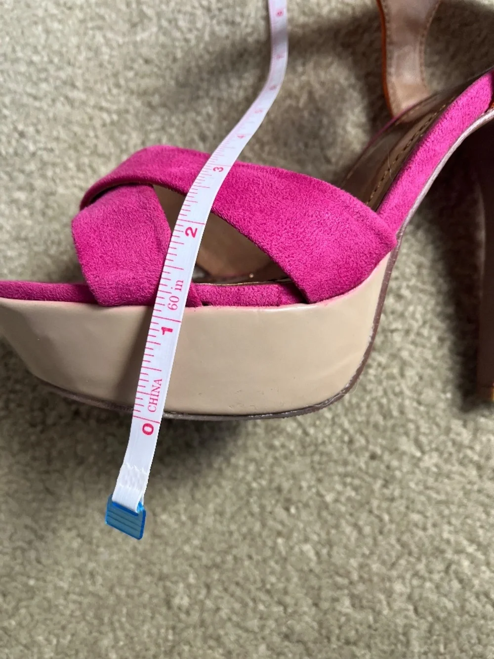 Spring Suede Multi-Coloured Heels - Picture 10 of 11